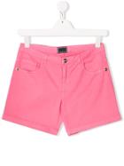 Young Versace Logo Printed Summer Shorts - Pink
