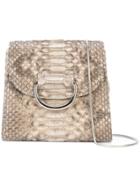 Little Liffner Snakeskin Effect Mini Shoulder Bag - Grey