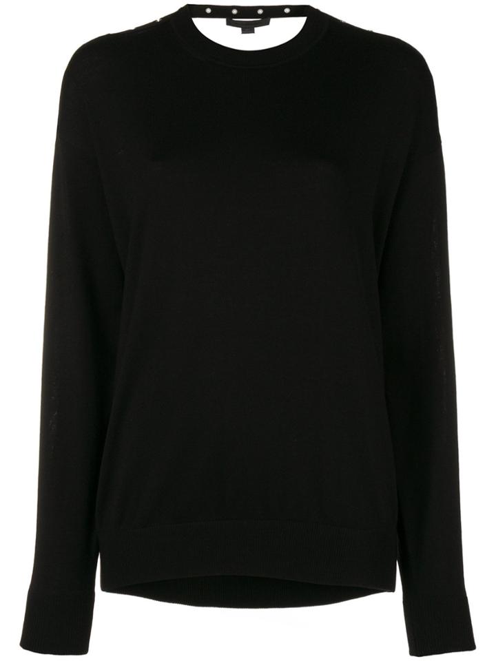 Alexander Wang Sheer Back Jumper - Black