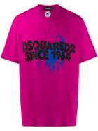 Dsquared2 Printed Skull T-shirt - Pink