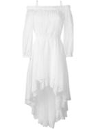 Philosophy Di Lorenzo Serafini Lace Off Shoulder High-low Dress