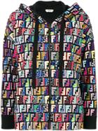 Fendi Ff Logo Print Jacket - Multicolour