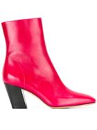 Iro Rosaria Ankle Boots - Red
