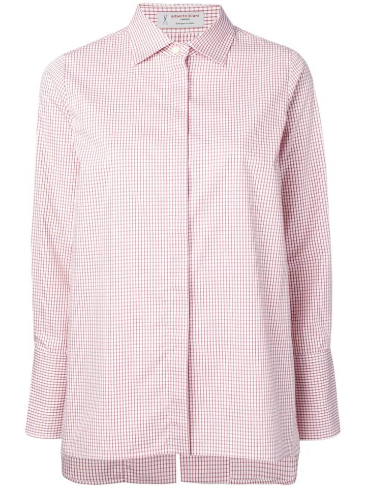 Alberto Biani Checked Shirt - Red