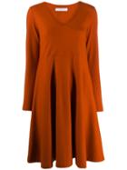 Harris Wharf London Relaxed Midi Dress - Orange