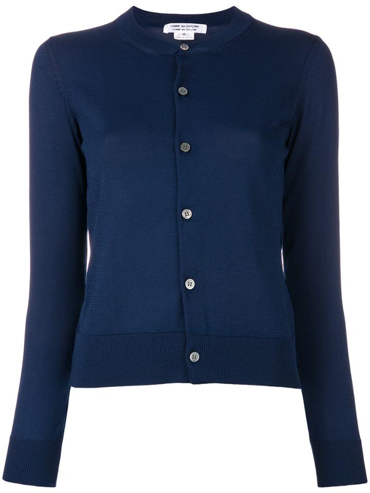 Comme Des Garçons Comme Des Garçons Buttoned Cardigan - Blue