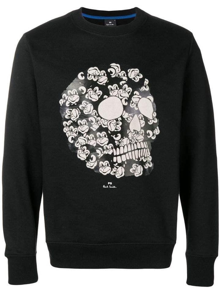 Ps Paul Smith Monkey Skull Sweatshirt - Black