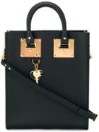 Sophie Hulme Box Shopper Tote, Women's, Black, Leather