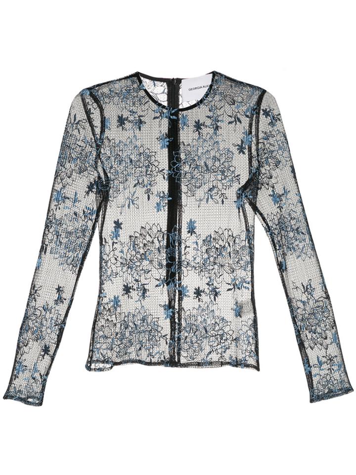 Georgia Alice Debutante Blouse - Black