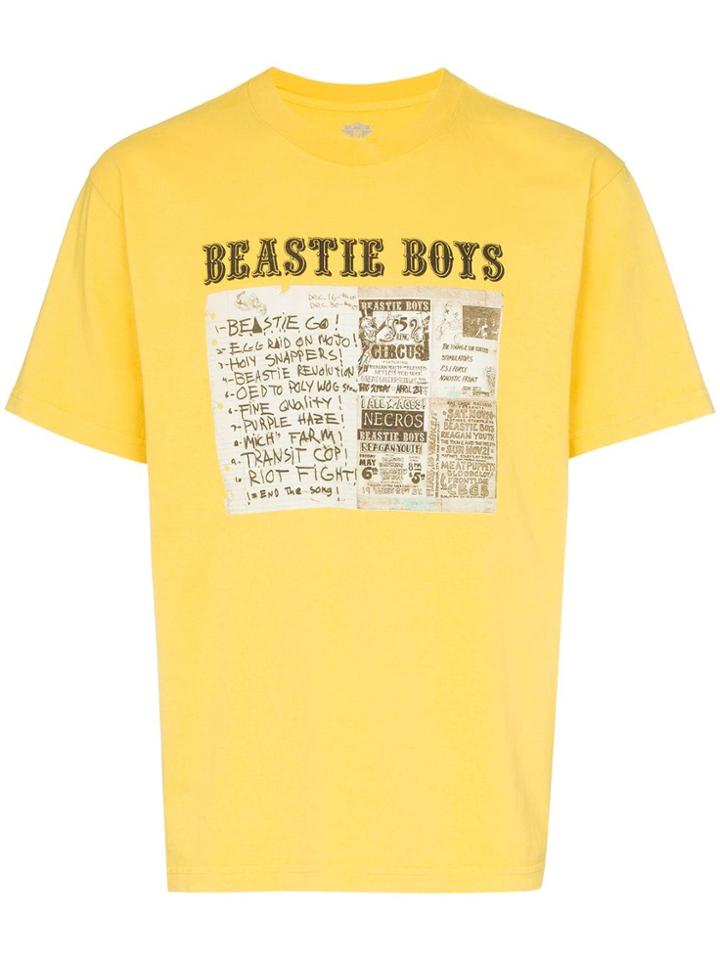 Fact X Beastie Boys Punk Print T-shirt - Yellow