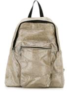 Golden Goose Deluxe Brand Metallic (grey) Backpack, Polyester