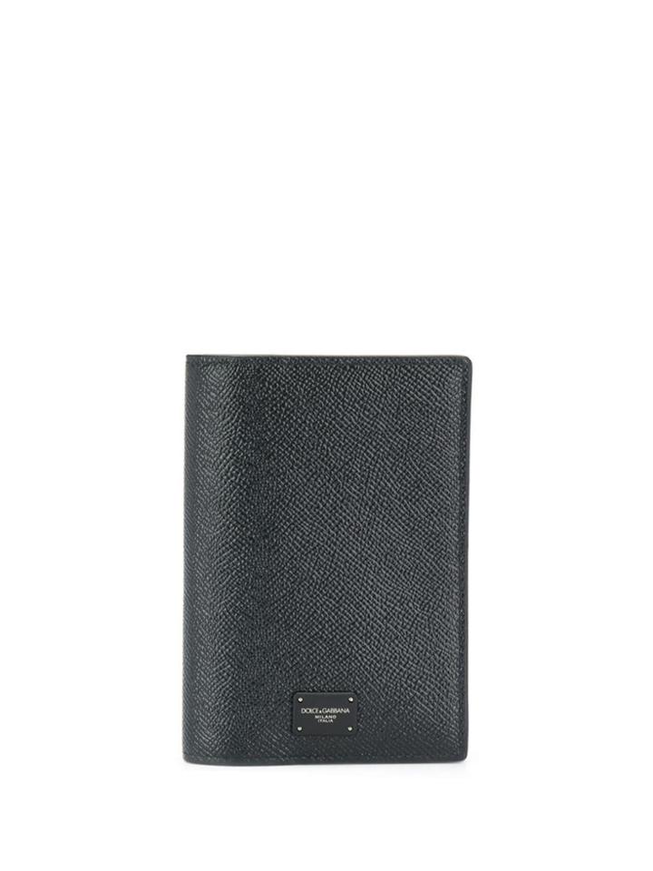 Dolce & Gabbana Logo Passport Holder - Black