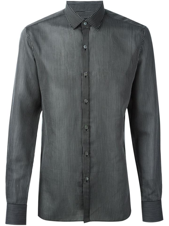 Lanvin Striped Pattern Classic Shirt