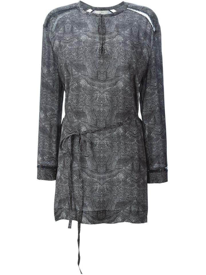 Iro Longsleeved Printed Mini Dress