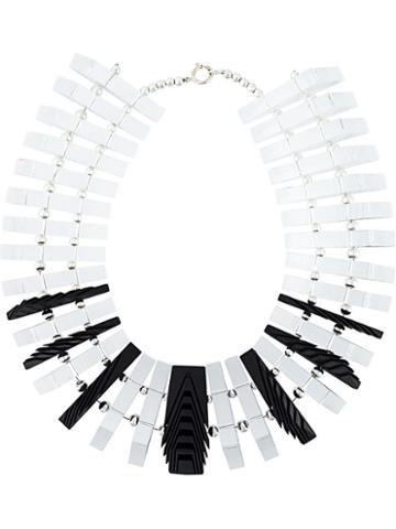 Vojd Studios 'clear Parallel' Necklace