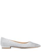 The Seller Glitter Detail Ballerinas - Silver