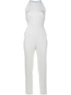 Emilia Wickstead Havanna Sleeveless Jumpsuit, Women's, Size: 10, Nude/neutrals, Silk/cotton/polyamide