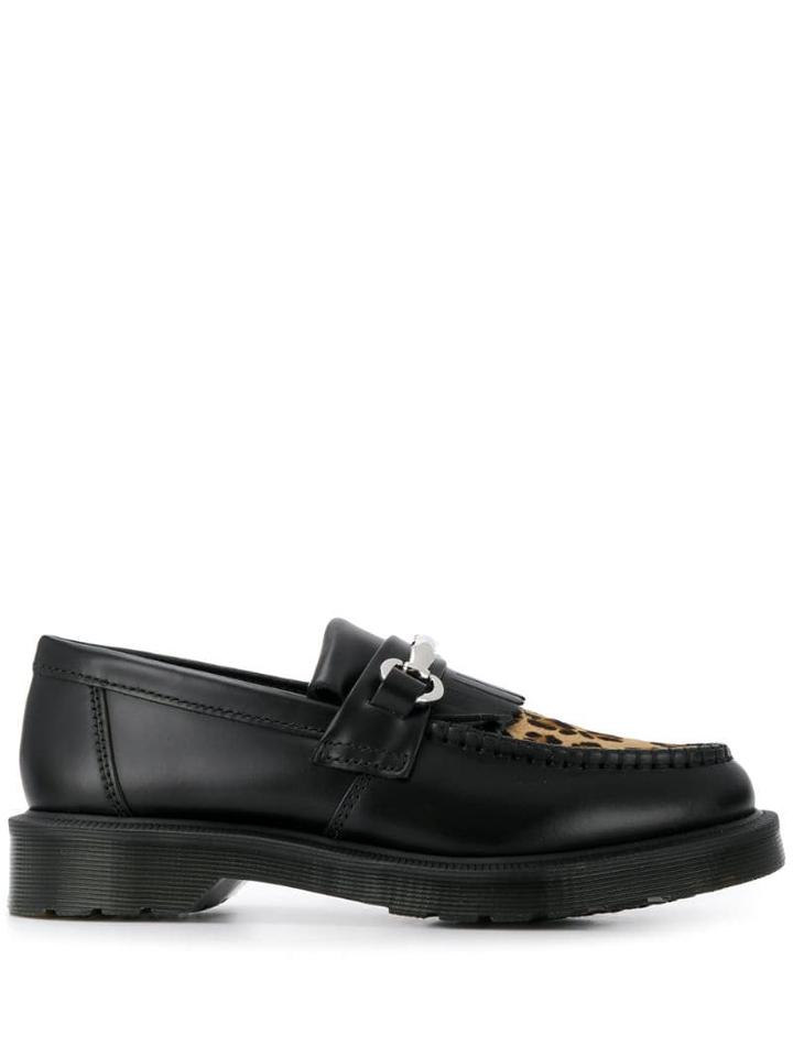 Dr. Martens Leopard Toe Loafers - White