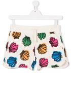 Stella Mccartney Kids Drawstring Waist Printed Shorts - Nude &