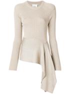 3.1 Phillip Lim Asymmetric Slim-fit Top - Nude & Neutrals