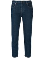 No21 - Cropped Jeans - Women - Cotton/polyester/spandex/elastane - 25, Blue, Cotton/polyester/spandex/elastane