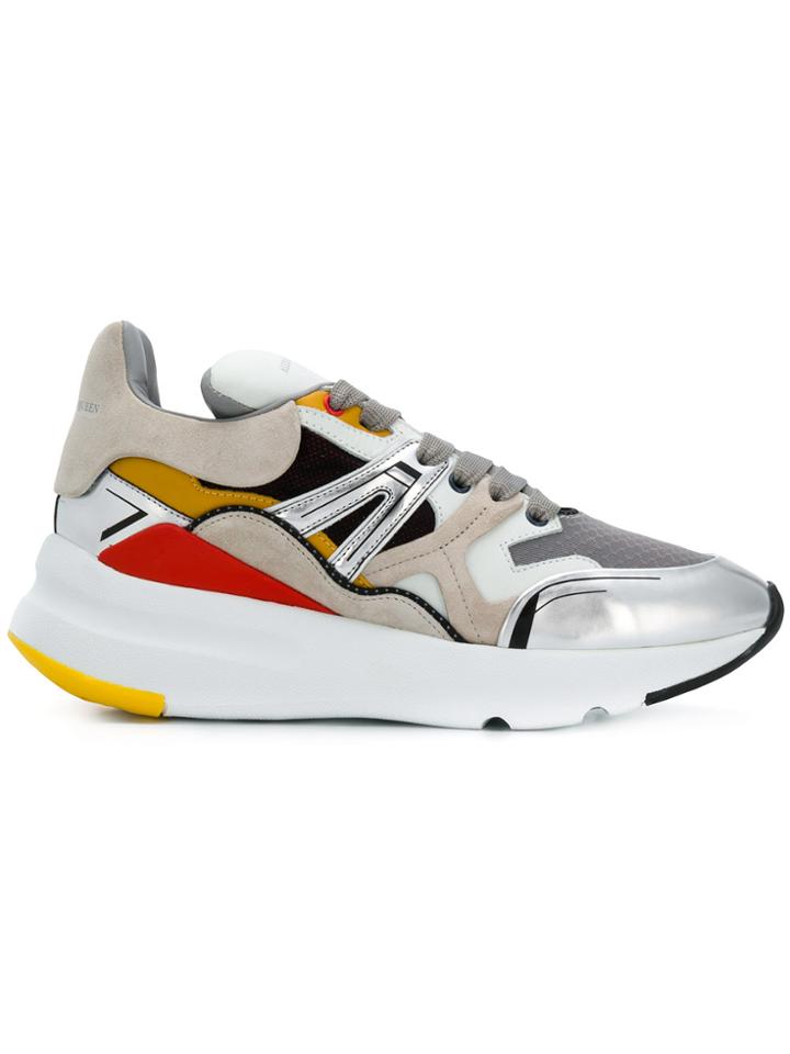 Alexander Mcqueen Runner Sneakers - Grey