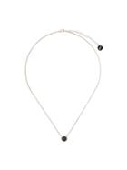 Karl Lagerfeld Rose Cut Choupette Necklace - Silver