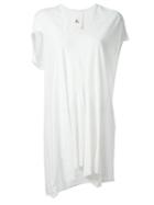 Lost & Found Ria Dunn Asymmetric Wide Fit T-shirt Dress, Women's, Size: Small, White, Cotton