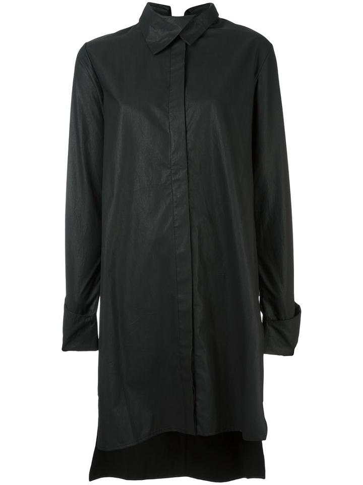 Barbara I Gongini Long Shirt, Women's, Size: 38, Black, Cotton/cupro/resin