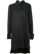 Barbara I Gongini Long Shirt, Women's, Size: 38, Black, Cotton/cupro/resin