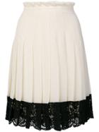 Aspesi Pleated Maxi Skirt - Black