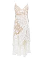 Martha Medeiros Embroidered Dress - White