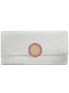 Salvatore Ferragamo Floral Embellished Purse - White