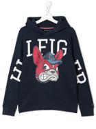 Tommy Hilfiger Junior Mascot Hoodie - Blue