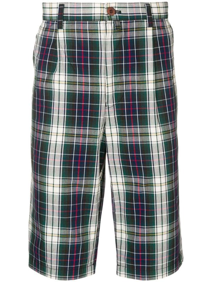 Junya Watanabe Comme Des Garçons Pre-owned Tartan Shorts - Blue