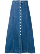 Acne Studios Voluminous Denim Skirt - Blue