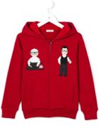 Dolce & Gabbana Kids 'dg Family' Hoodie, Boy's, Size: 12 Yrs, Red