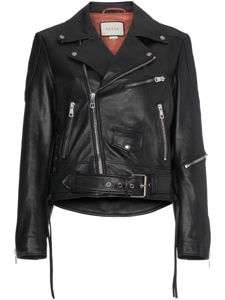 Gucci Guccify Leather Jacket - Black