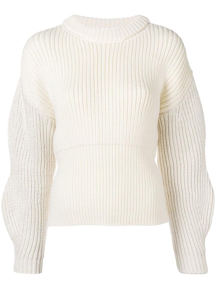 Chloé Chunky Knit Sweater - White