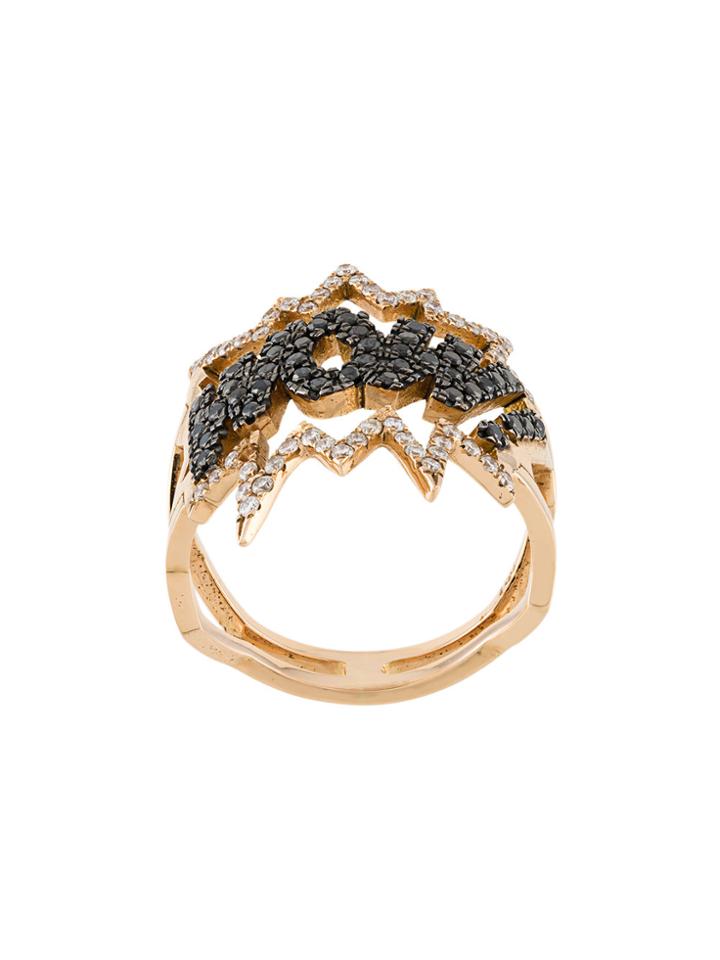 Diane Kordas Wow! Diamond Ring - Metallic