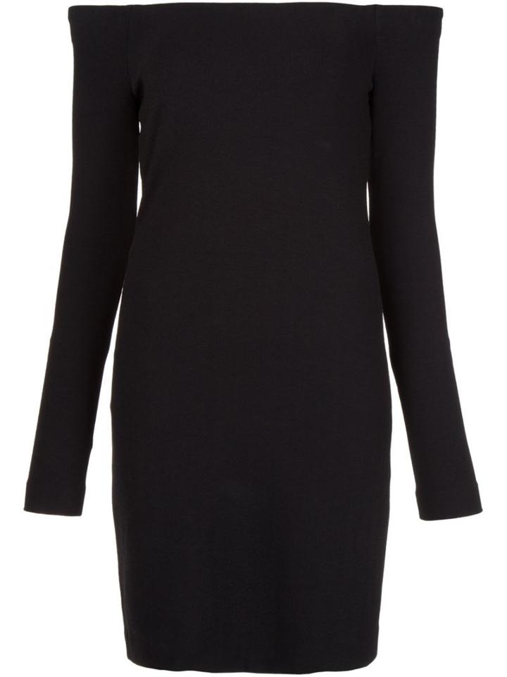 Tibi Off The Shoulder Fitted Dress