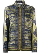 Versace Collection Baroc Pattern Shirt - Green