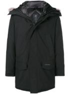 Canada Goose Fur Hooded Jacket - Black