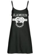 Hysteric Glamour Handcuff Print Long Top - Black
