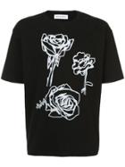 Rochambeau Rose Print T-shirt - Black