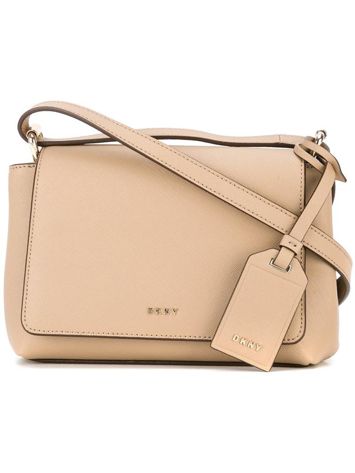 Dkny Flap Crossbody Bag, Women's, Nude/neutrals