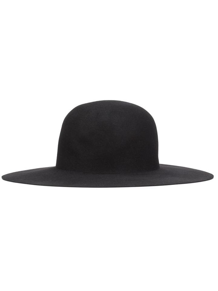 Reinhard Plank 'dohan' Wide Brim Hat, Adult Unisex, Size: Large, Black, Rabbit Fur