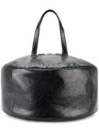 Balenciaga Air Hobo Tote, Women's, Black, Cotton/leather