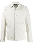 Andrea Ya'aqov Buttoned Denim Jacket - White