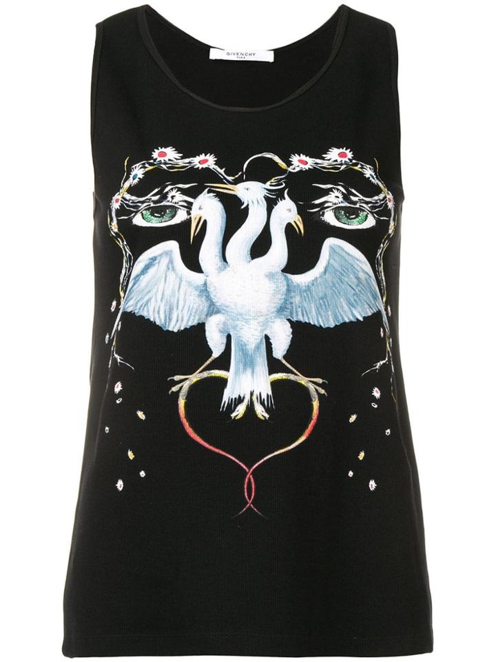 Givenchy Graphic Logo Tank Top - Black